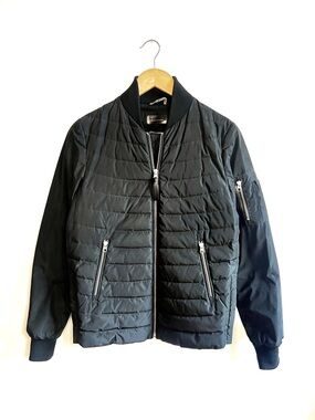 Mackage x Aritzia | Black Quilted Bomber Jacket
